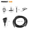 20PCS Car Windshield Washer Hose Kit, Includes 6 Tube Connectors