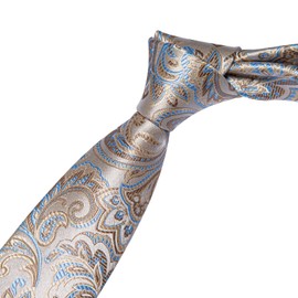 Mens ties Ties for men Paisley Tie handkerchief pocket square silk pocket squares for men Neckties 2-piece Set burgundy ties for men (A007)