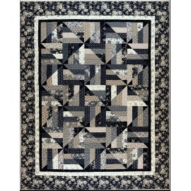 Pleasant Valley Creations #455 Simple Illusions Quilt Pattern Crib Throw Twin Queen King