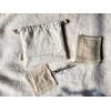 Non-fluorescent reinforced cotton pad (5 cotton pads + pouch) scouring○