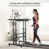 Enayplon Small Standing Desk with Wheels, Mobile Stand Up Desk,