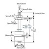 Water Level Sensor Switch 304 Stainless Steel Liquid Level Sensor