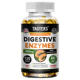 소화 효소 보충제 - 소화 촉진 지방 연소 식욕 조절 면역력 향상 및 장 운동 촉진, 60정, 1개 Digestive Enzyme Supplement - Promotes Digestion, Burns Fat, Controls Appetite, Enhances Immunity and Promotes Bowel Movement, 60 Capsules, 1 unit