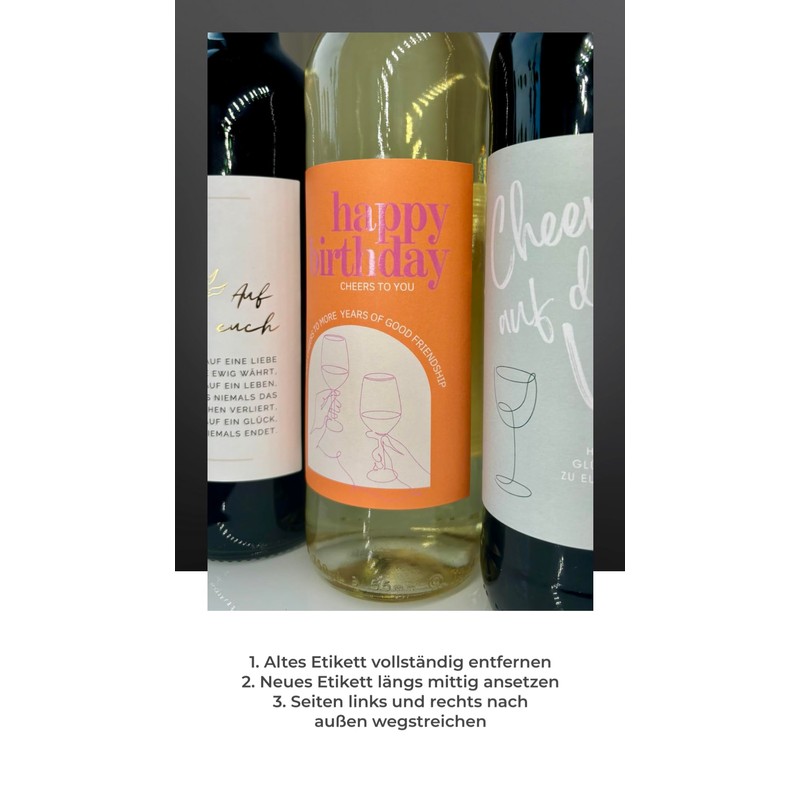 Weinflaschenetikett | Geschenk für Trauzeugen