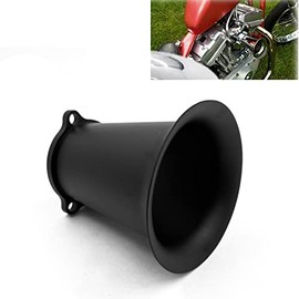 HongK- Motorcycle Black Billet Air Cleaner Velocity Stack CV Carb Carburetor Compatible With H-D Chopper [P/N: XH6005-039-BK]