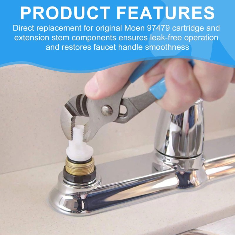 LEDBarz 97479 Stem Extension Kit - 2 Pack for Moen