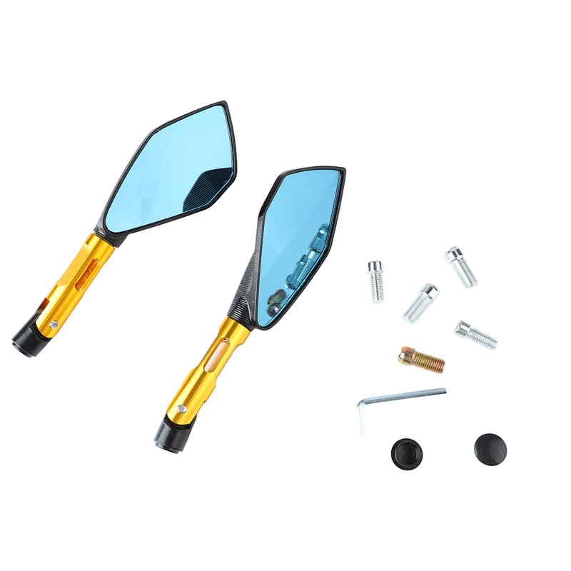 Rear View Side Mirrors Durable Aluminum Alloy Motorcycle Side Mirrors