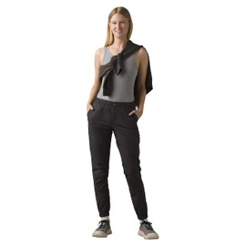prAna Women's Standard Double Peak Jogger, Charcoal, 2