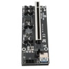 PCIE Riser Stable 8 FP Capacitors Gold Plated USB3.0 Interface