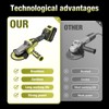 Cordless Angle Grinder 24V, Brushless Power Grinder Tool with 5Ah