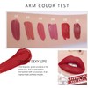 Allphv 2PCS Maquillaje de Lápiz Labial Líquido Mate, Pintalabios Permanente