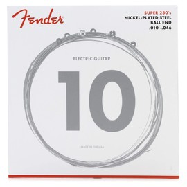 Fender Super 250 String Set - 250R (010/046) - Nickel-Plated Steel - Ball Ends