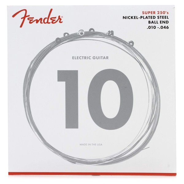 Fender Super 250 String Set - 250R (010/046) - Nickel-Plated