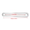 Alomejor Bicycle Crank Arm 170 mm Aluminium Alloy Left Single