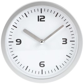 TFA Dostmann Badezimmeruhr, Quarzuhr, feuchtigkeitsabweisend, 4 große Saugnäpfe - Befestigung, weiß, 60.3012, L 163 x B 52 (94) x H 163 mm