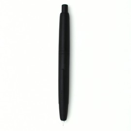 JINHAO 10 Click Fountain Pen for Office Use - Retractable Extra Fine Nib & Ink Converter Set, Matte Black(Clip Version)