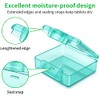 TecQach Small Pill Box 4 pcs,Cute Travel Pill Organizer Case