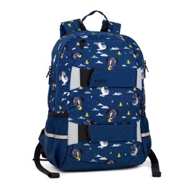 Execo Designer 3-PCS Bundle Kids Dragon Backpack, Dragon Lunch Bag and Pencil Case Preschool and Elementary, Eco-Friendly Fabric made from Plastic Bottles, Reflective Safety Bands (Dragons Collection)