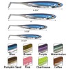 Dr.Fish Paddle Tail Swimbaits, Soft Lures for Bass Fishing, Soft