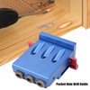 Pocket Hole Drilling Kit Woodworking Oblique Drill Guide Set Positioner