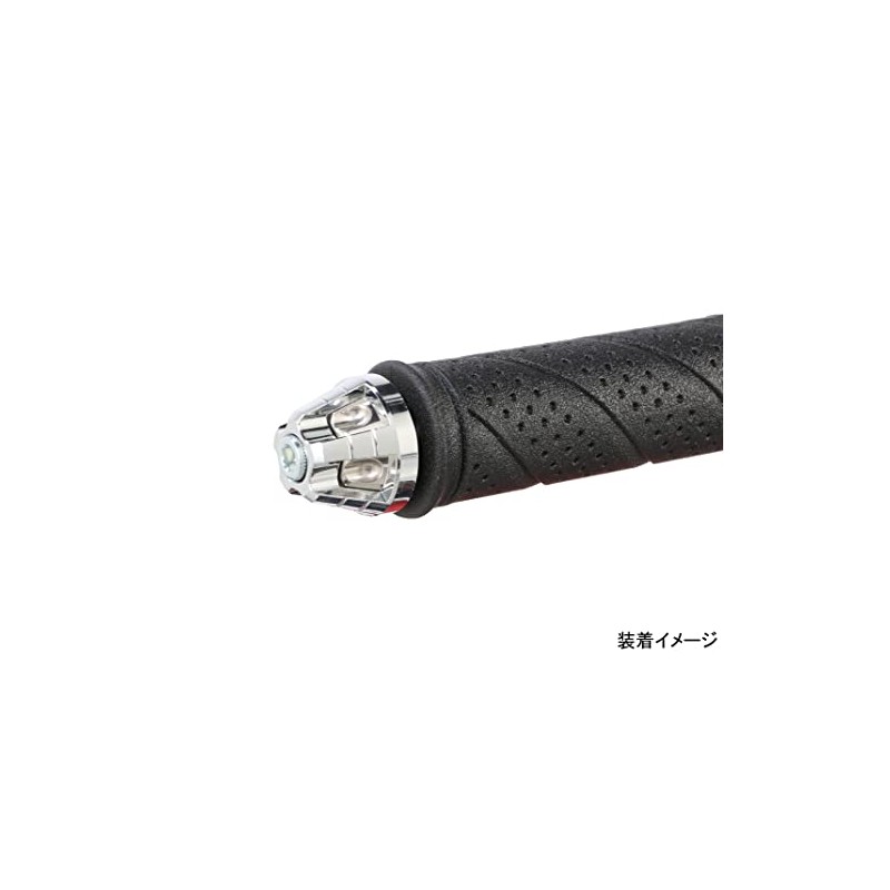 Kitaco 506-1300290 Union Bar End Cap (Plated) Monkey 125 (JB02)