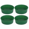 Walfront 4pcs Gardening Sieve Stackable Soil Sifting Pan Plastic Mesh