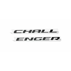 Reflective Concepts Challenger Grille Emblem Overlay Decal - 2015-2023 Challenger (Gloss Black)