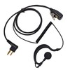 HYSHIKRA Two Way Radio Earpiece, Walkie Talkie Headset Coil Cable
