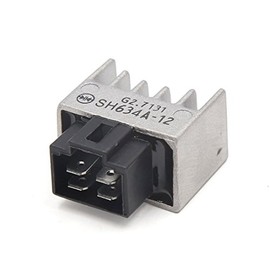 uxcell Metal Motorcycle Voltage Regulator Rectifier for Honda CG125 C90 CRF