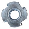 100 zinc-plated T-nuts M 10