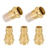 5 Pack FOSKAN Copper Press PEX A Expansion Coupling, 3/4"Press