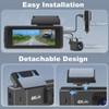Dash Cam Front and Rear 4k+1080P, CHORTAU WiFi Dual Dash