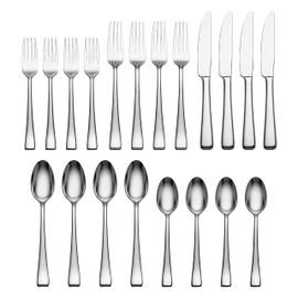 Cambridge Dexter Mirror Piece Flatware Set, 20 Count, No Color