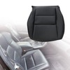 AOUTTUOA Driver Side Bottom Perforated Leather Seat Cover Black Fit