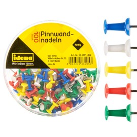 Idena 333005 Push Pins, Pack of 100