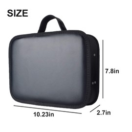 goldwheat - portafolios para cortapelos de peluquería para artículos de corte de pelo, kit de aseo para barba, pequeño organizador de almacenamiento