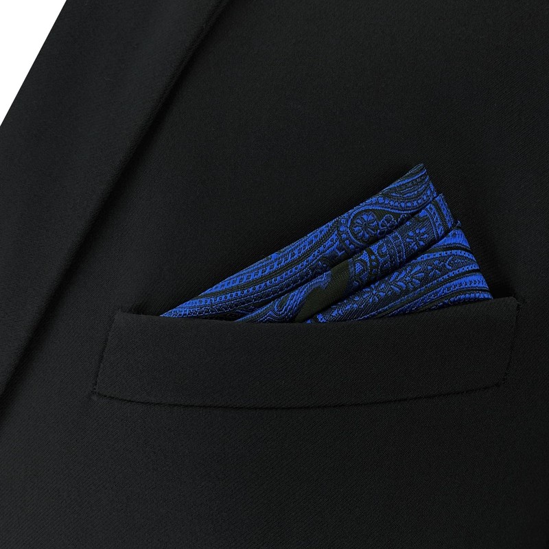 [S&W SHLAX&WING] Paisley Pocket Square Men's Suit XL Large for