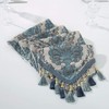 Bettery Home Embroidery Luxury Table Runner Jacquard Fabric Table Runner
