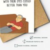 Podagree Funny Father's Day Card for Dad Grandpa No One