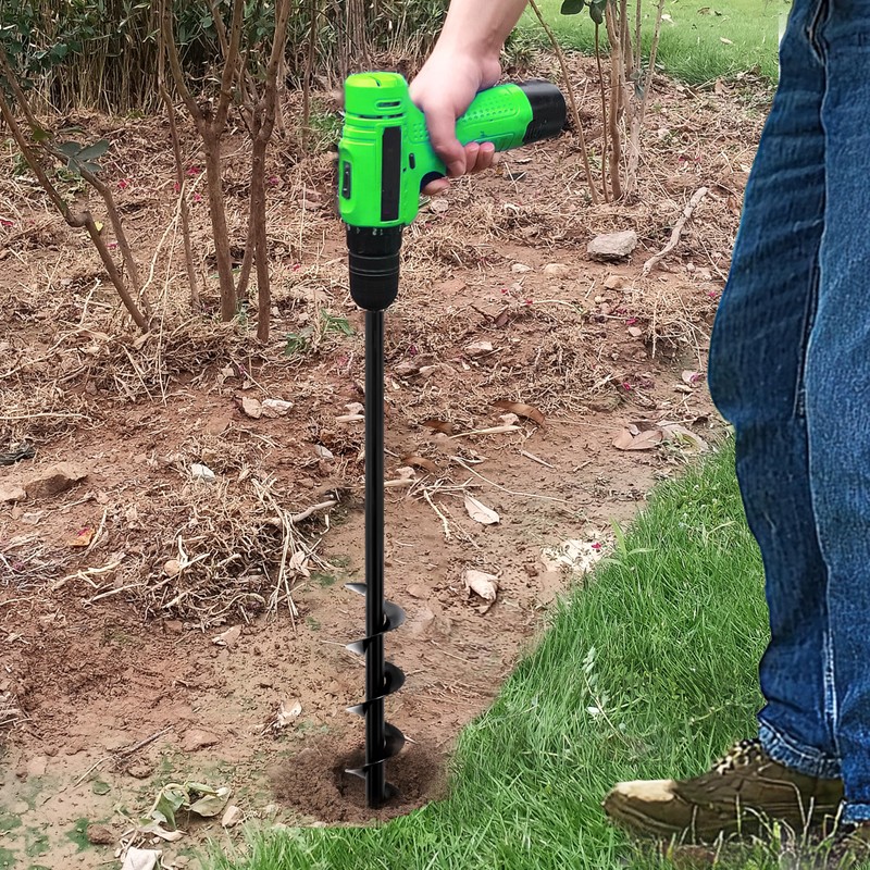 SYITCUN Auger Drill Bit for Planting - 3"X36" Heavy-Duty Garden