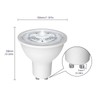 MOES ZigBee GU10 Smart Lamp Colour Dimmable RGB Works with