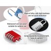 Kellegour 8 pieces combination lock 4 digit padlock with combination