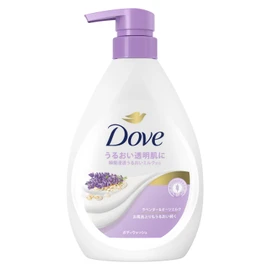 Dove Body Soap Lavender & Oat Milk (Body Wash), Pump, 16.6 oz (470 g)