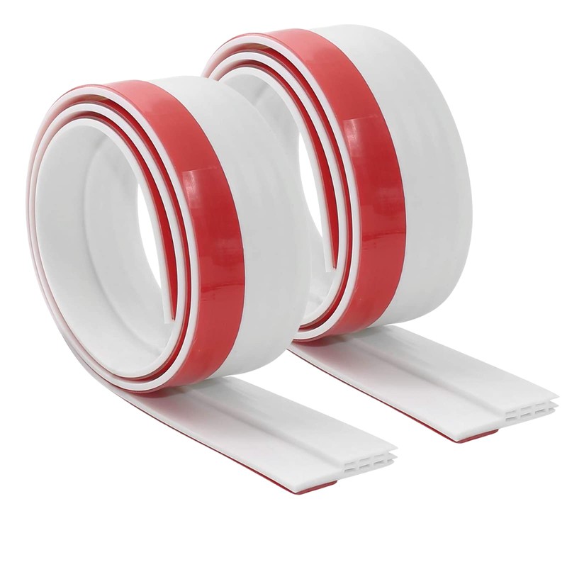 [2Pack Large Door Sweep] Huge Gap Door Draft Stopper, 3-2/5"W