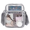 Clear PVC Crossbody Bag for Concerts – 28×21×9cm Lightweight Shoulder