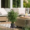 PATIKIL Plant Stand with Hidden Wheels, 13 Inch Heavy Planter