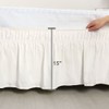 PiccoCasa Elasticated Bed Skirt Ruffled Bed Base Wrap Around Bed