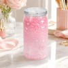 YOUKE OLA 20 Pack Acrylic Snowglobe Tumbler Pre-Drilled Double Wall