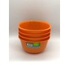 ECO Unbreakable Colourful Plastic Bowls with Cover Set of 4
