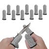 cobee Cut Resistant Finger Cots, 10 Pieces Reusable Finger Thumb